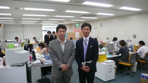 徳丸社長と藤田